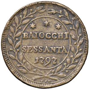Repubblica romana (1798-1799) 60 Baiocchi ... 