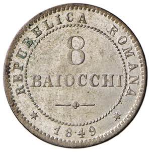 Repubblica romana (1848-1849) 8 Baiocchi ... 