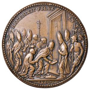 Clemente XI (1700-1721) Medaglia 1700 ... 