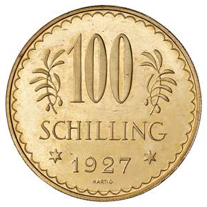 AUSTRIA Repubblica (1918) 100 Schilling 1927 ... 