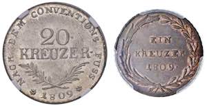 TIROLO Insurrezione (1809) 20 Kreuzer e ... 