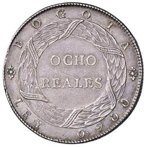 COLOMBIA 8 Reales 1847 - KM 106 AG (g 20,18) ... 