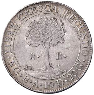 GUATEMALA 8 Reales 1837 - KM 4 AG (g 26,80) ... 