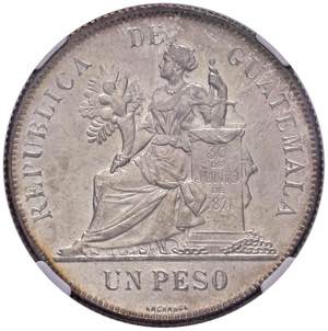 GUATEMALA Peso 1894 - KM ... 