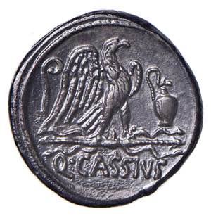 Cassia - Q. Cassius Longinus - Denario (55 ... 