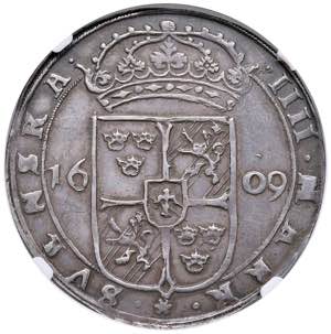 SVEZIA Carlo IX (1604-1611) 4 Marks 1609 - ... 