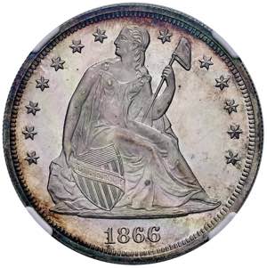 USA Dollaro 1866 - AG In ... 