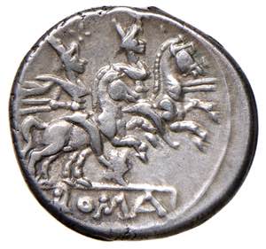 Horatia - Denario (206-200 a.C.) Testa di ... 