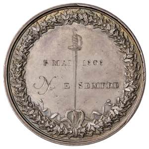 EPOCA NAPOLEONICA Medaglia 1808 Medaille du ... 
