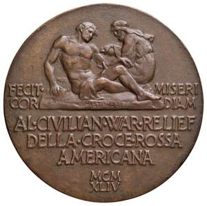 Medaglia 1944 Civilian war relief della ... 