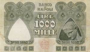 Banco di Napoli 1.000 Lire “Vico” del ... 