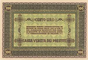 Cassa Veneta dei Prestiti 100 Lire 2/01/1918 ... 