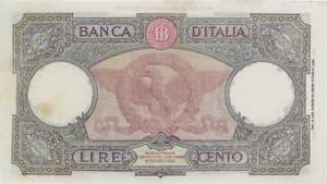 Banca d’Italia 100 Lire Roma Guerriera ... 