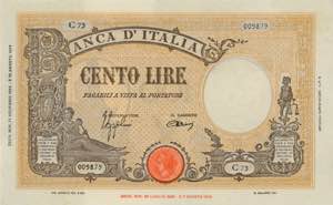 Banca d’Italia 100 ... 