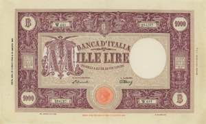 Banca d’Italia 1.000 ... 