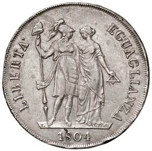 GENOVA Repubblica Ligure (1798-1805) 8 Lire ... 