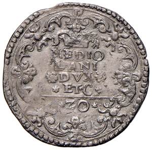 MILANO Filippo III (1598-1621) 20 Soldi 1608 ... 