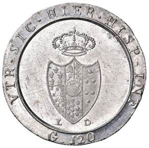 NAPOLI Ferdinando IV (1759-1816) Piastra ... 