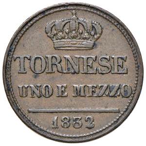 NAPOLI Ferdinando II (1830-1859) Tornese e ... 