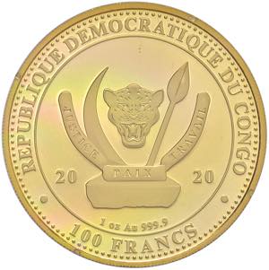 CONGO 100 Franchi 2020 - AU (g 31,10) Con ... 
