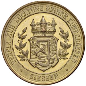 GERMANIA Giessen Medaglia 1898 - MD (g 45,01 ... 