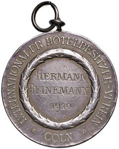 GERMANIA Medaglia 1910 - MA (g 23,99 - Ø 38 ... 