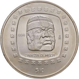 MESSICO 10 Pesos 1998 - ... 