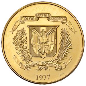 REPUBBLICA DOMINICANA 200 Pesos 1976 - KM 47 ... 