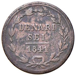 SVIZZERA Ticino 6 Denari 1841 - KM 1 MI (g ... 