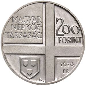 UNGHERIA 200 Forint 1976 - KM 608 AG (g ... 
