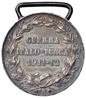 Medaglia Guerra Italo-Turca - AG (g 15,77 - ... 