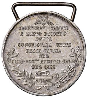 Medaglia ai veterani della guerra 1859-1909 ... 