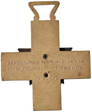 Croce della IV Armata - AE dorato e a smalti ... 