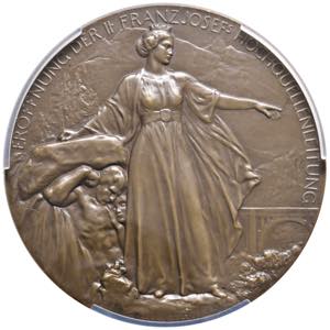 AUSTRIA Medaglia 1910 ... 