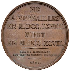 FRANCIA Medaglia 1821 L. Hoche - Opus: ... 