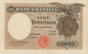Banca d’Italia 25 Lire ... 