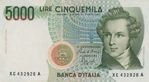 Banca d’Italia 5.000 ... 
