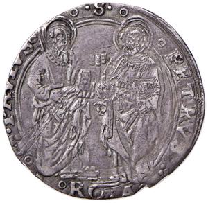 Sisto IV (1471-1484) Giulio - Munt. 18 AG (g ... 