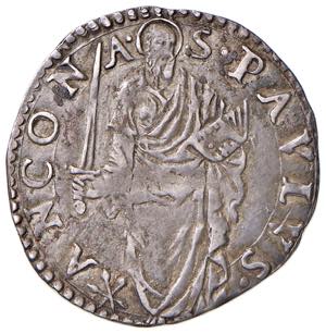 Paolo IV (1555-1559) Ancona - Giulio - Munt. ... 