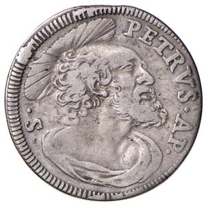 Innocenzo XI (1676-1689) Grosso - Munt. 172 ... 