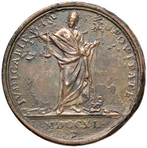 Benedetto XIV (1740-1758) Medaglia 1740 - AE ... 