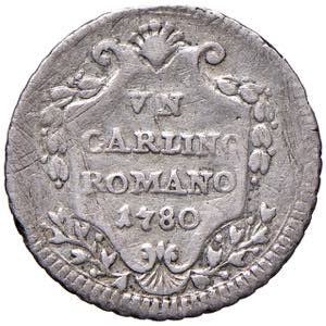 Pio VI (1774-1799) Carlino 1780 - Munt. 87 ... 