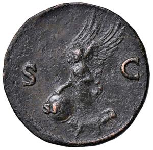 Nerone (54-68) Asse o dupondio (Lugdunum) ... 