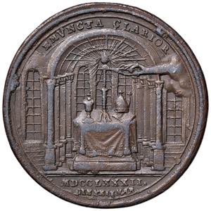 Pio VI (1775-1799) Medaglia 1782 viaggio a ... 
