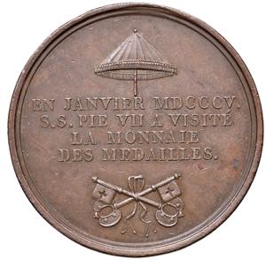Pio VII (1800-1823) Medaglia 1805 per la ... 