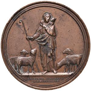 Pio IX (1846 -1878) Medaglia 1877 A. XXXII - ... 