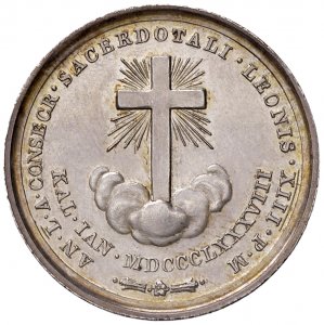 Leone XIII (1878-1903) Medaglia 1888 - AG (g ... 