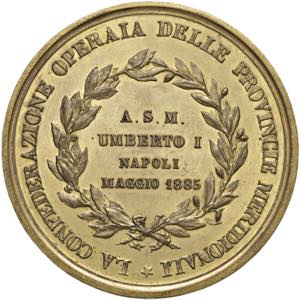 Umberto I (1878-1900) Medaglia 1885 ... 