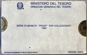REPUBBLICA ITALIANA (1946-) Divisionale 1992 ... 
