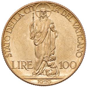 Pio XI (1922-1939) 100 Lire 1929 A. VIII - ... 